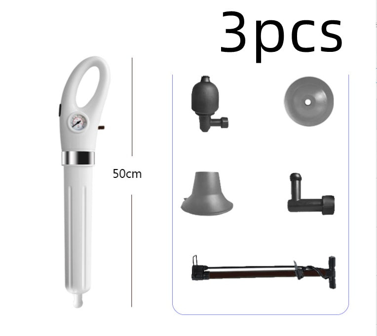 High Pressure Air Toilet Plunger Drain Blaster Gun