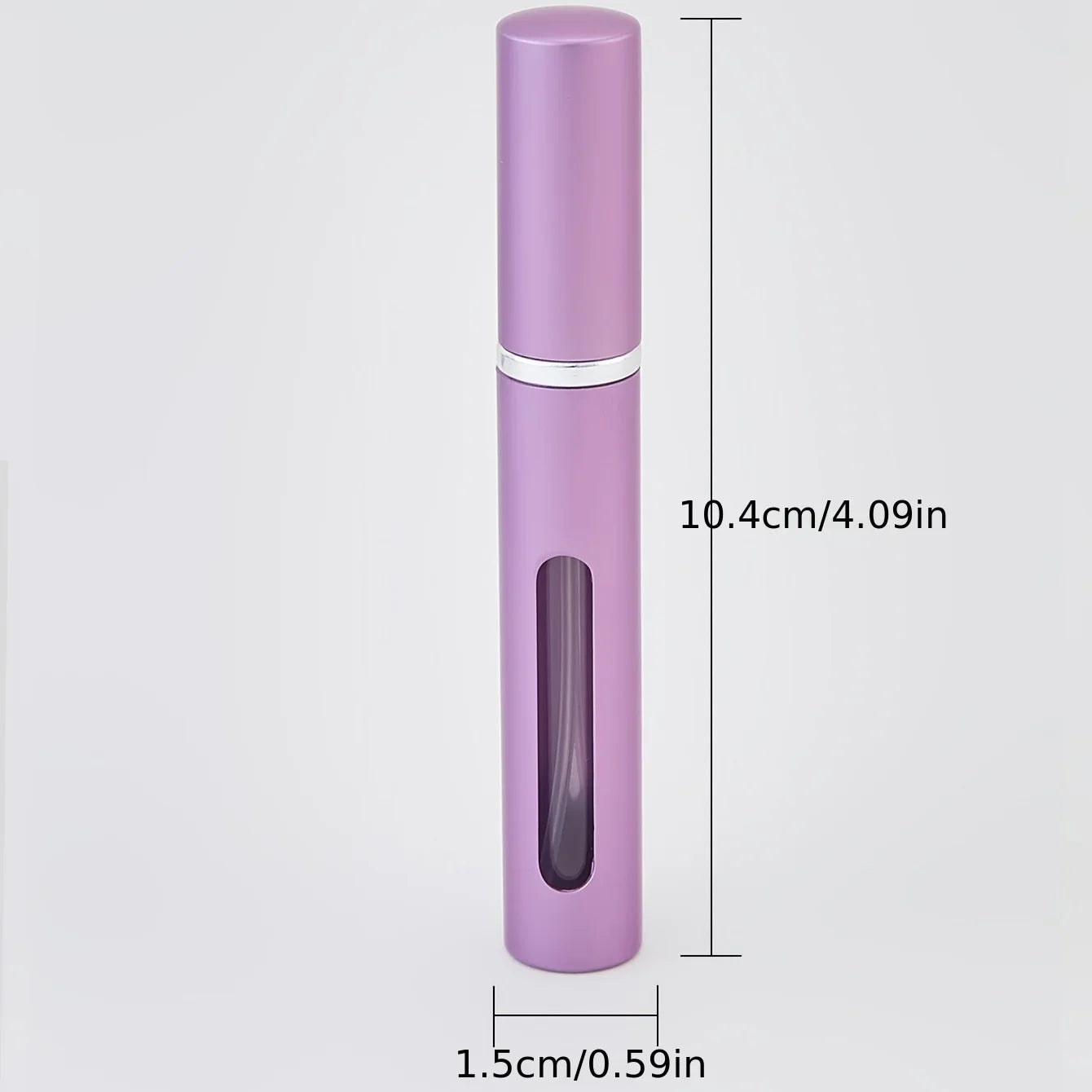 Refillable Glass Perfume Bottles Set | 4 Spray Bottles with Funnels and Dispensers