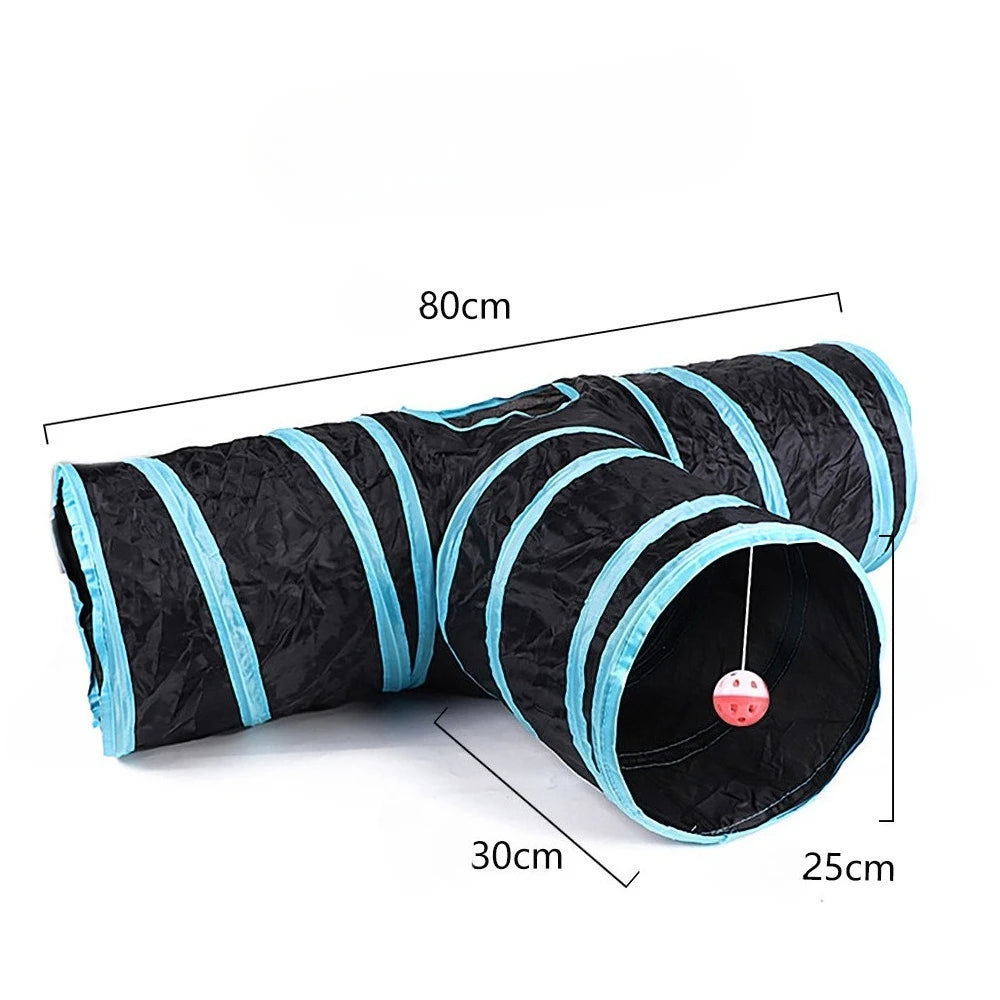 Cat Tunnel Toys Pet Supplies Cat S T Pass Play Tunnel Foldable Cat Tunnel Cat Toy Breathable Drill Barrel Cat Interactive Toys