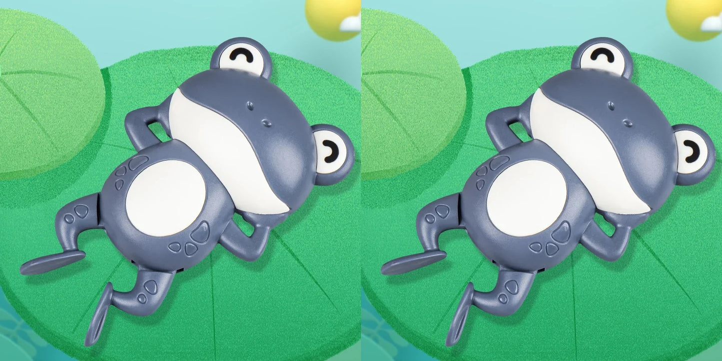 Clockwork Swim Frog Bath Toy | Toddler Bath Time Fun