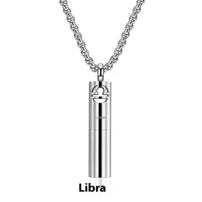 Stainless Steel Constellation Perfume Necklace