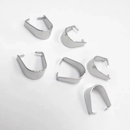 Alloy Oval Buckle Pendant Clip Accessory