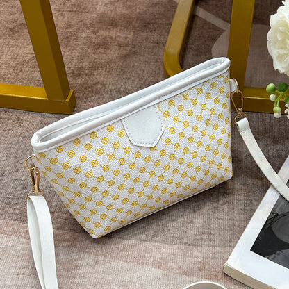 Contrast Color Crossbody Small Square Bag