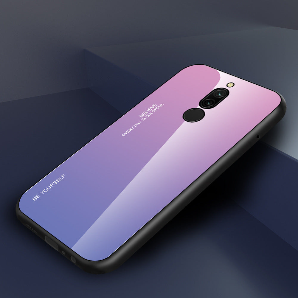 Gradient glass case