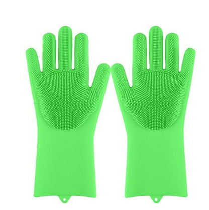 Silicone Heat-Resistant Scrubbing Gloves