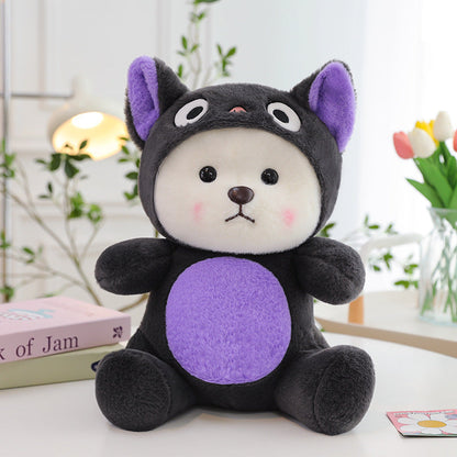Colorful And Cute Strawberry Bear Plush Doll