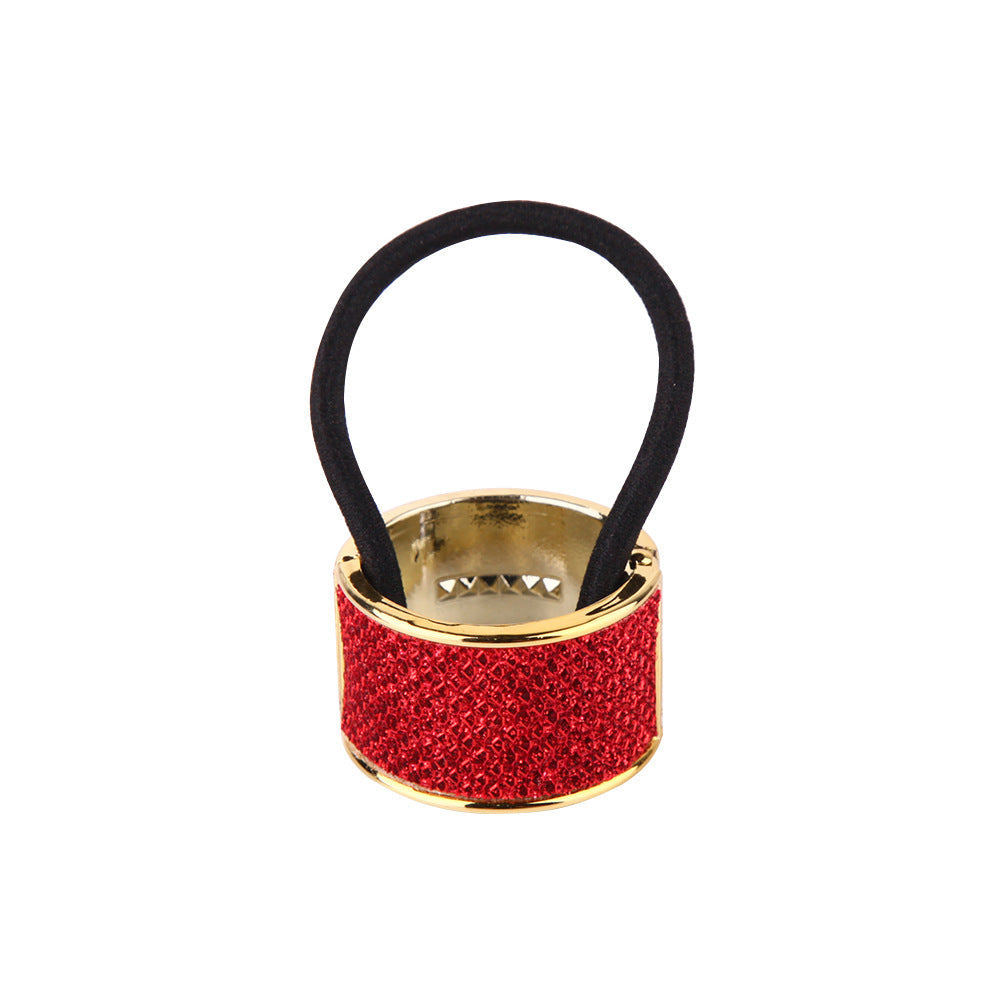 Korean Alloy Hair Tie Rose Gold Ponytail Buckle