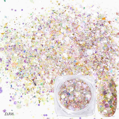 Glitter Light Change Onion Pink Symphony Sequin