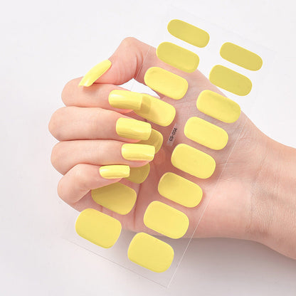 Waterproof Long Lasting Nail Stickers Letter Color