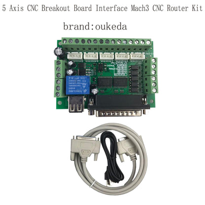 CNC Router Kit: 5-Axis Mach3 Interface Board