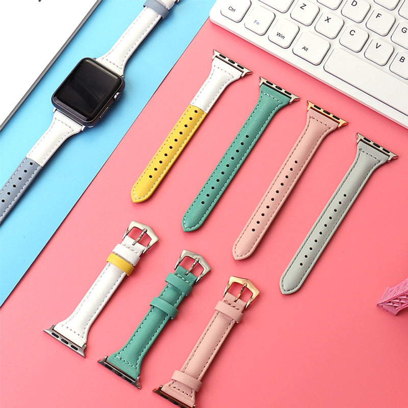 Leather Waist Wristband Watch Strap