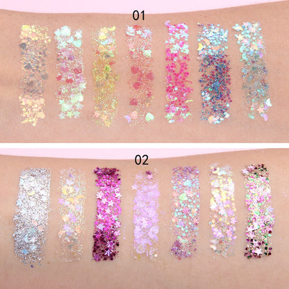 Face Jewels Eyeshadow Shimmer: Glitter Gel Cream for Festival Cosmetics