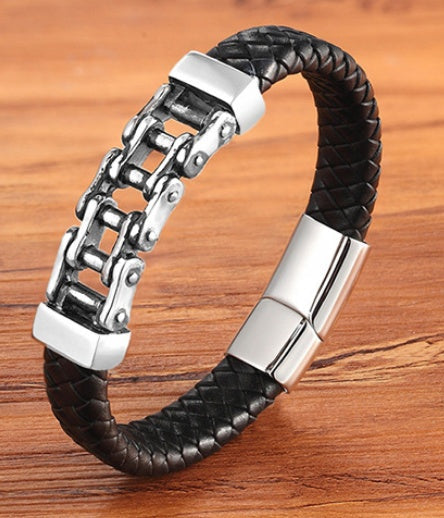 Leather Braided Bracelet Custom