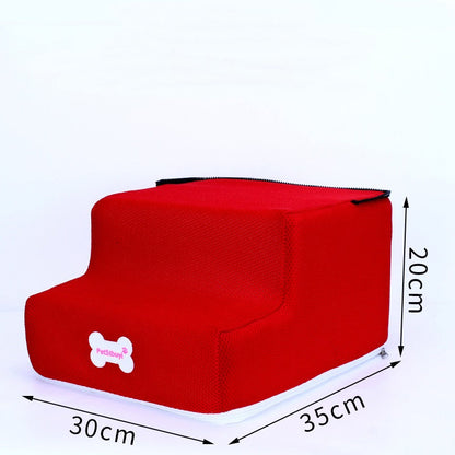 Pet Sponge On The Sofa Bed Climbing Ladder