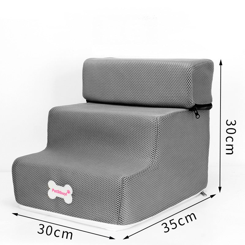 Pet Sponge On The Sofa Bed Climbing Ladder