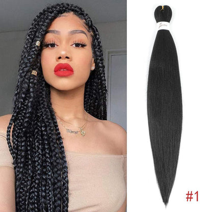 PVC Flame Retardant Fluffy Big Braid Wig