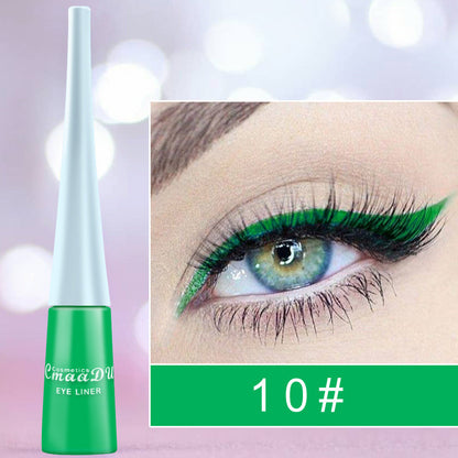 17-Color Matte Liquid Eyeliner: Quick-Drying, Long-Lasting, Non-Blooming
