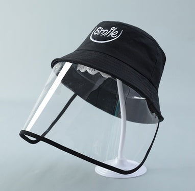 Kids Anti-Spitting Protective Hat with Dustproof Cover