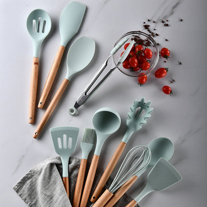 11 pcs non stick spatula kitchenware cooking set