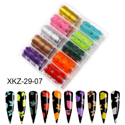 Butterfly Laser Star Nail Transfer Paper