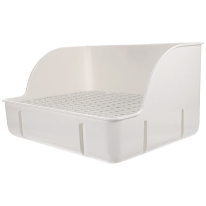 Large Size Rabbit Litter Box Cage Toilet For Bunny Hamster Trainer Potty Pet Bedding Lining Supplies Plastic Guinea Pig Products