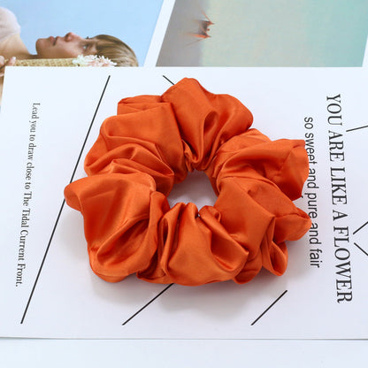 Bright Color Satin Large Intestine Circle Headdress