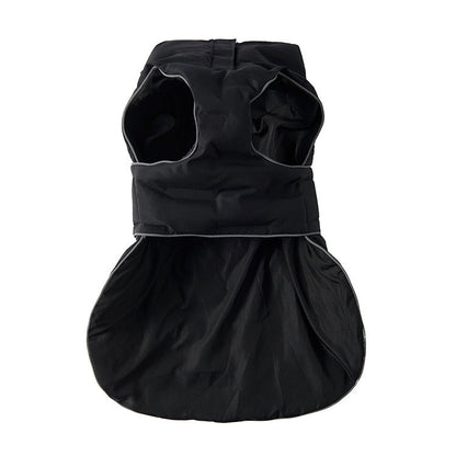 Water- And Wind-Resistant Velcro Jacket For Medium To Large Dogs
