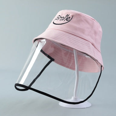 Kids Anti-Spitting Protective Hat with Dustproof Cover