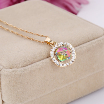 Gold Crystal Bridal Jewelry Set - Factory Promotion