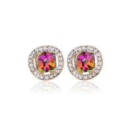 Gold Crystal Bridal Jewelry Set - Factory Promotion