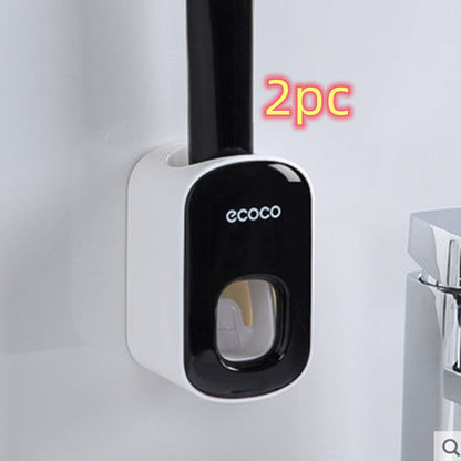 Wall Mounted Automatic Toothpaste Dispenser Set