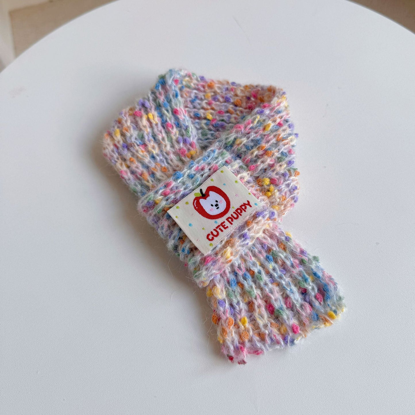 Knitted Warm Bib And Saliva Towel For Dogs