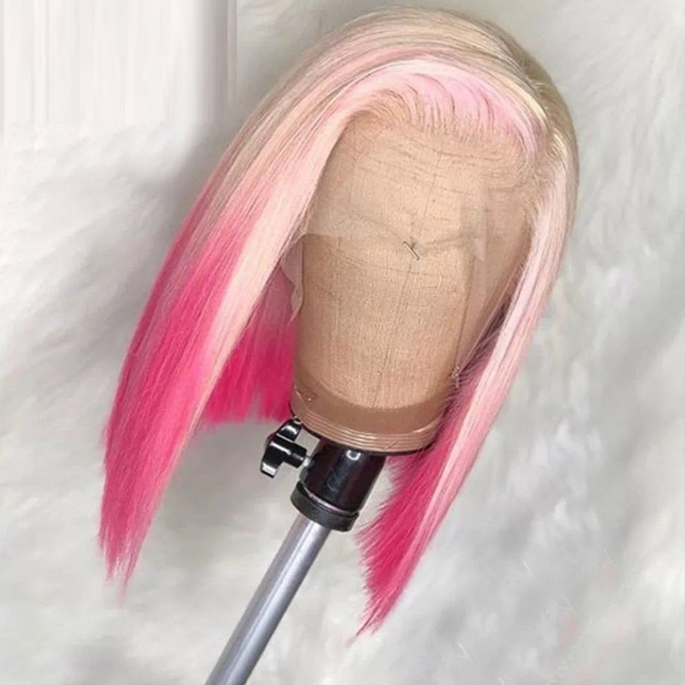 Gradient Front Lace Human Hair Wig