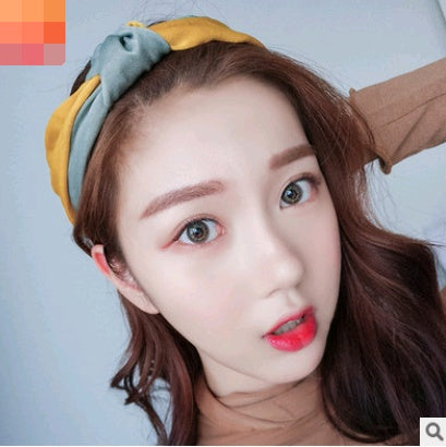 Chinese Knot Wide-Brimmed Satin Headband