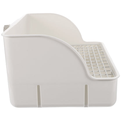 Large Size Rabbit Litter Box Cage Toilet For Bunny Hamster Trainer Potty Pet Bedding Lining Supplies Plastic Guinea Pig Products