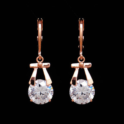 Crystal Jewelry Set with Butterfly Pendant