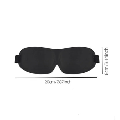 3D Contoured Sleep Mask | Ultra-Soft Breathable Light Blocking Eye Cover