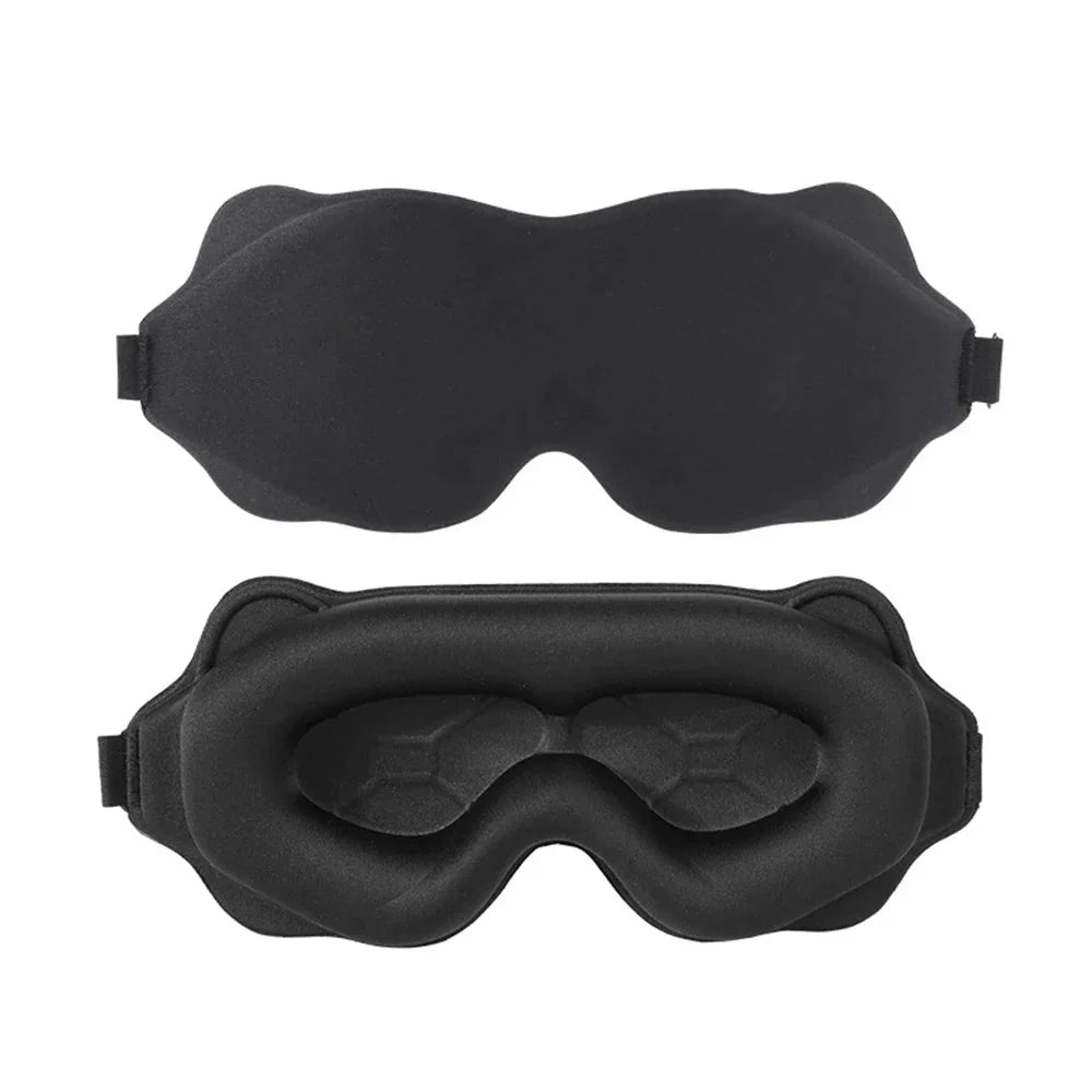 3D Sleeping Mask with Padded Light Blocking | Soft Ergonomic Eyeshade