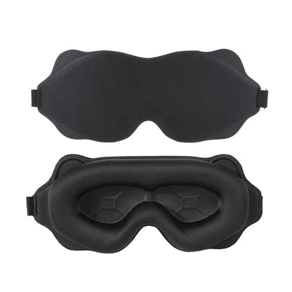 3D Sleeping Mask with Padded Light Blocking | Soft Ergonomic Eyeshade