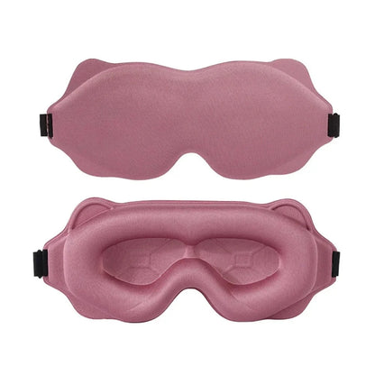 3D Sleeping Mask with Padded Light Blocking | Soft Ergonomic Eyeshade