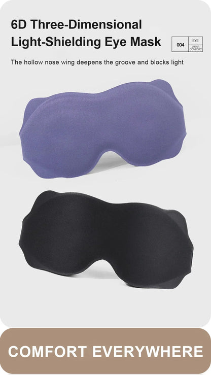 3D Sleeping Mask with Padded Light Blocking | Soft Ergonomic Eyeshade