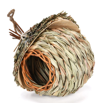 Creative Hanging Straw Bird Nest Manual Environment Layout
