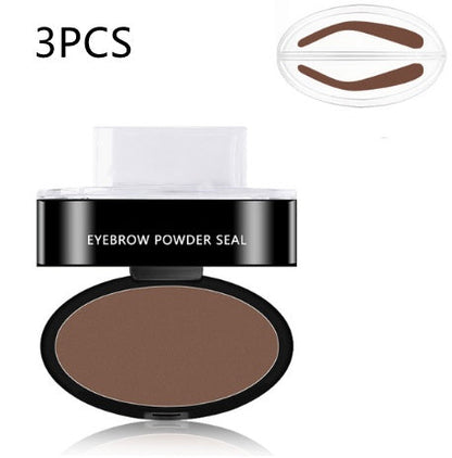 Eyebrow Stamp & Stencil Kit: Waterproof Tint for Professional Brow Enhancement