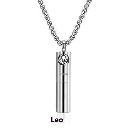 Stainless Steel Constellation Perfume Necklace