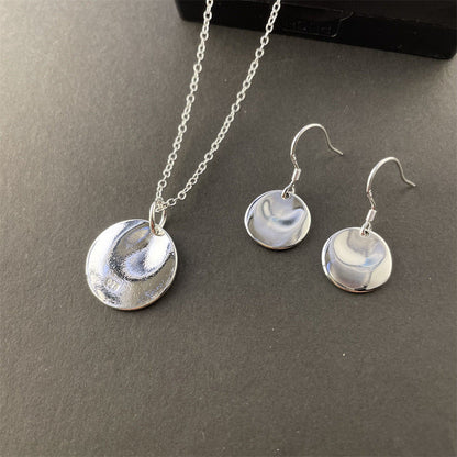 Silver Necklace Ring Suit Flying Saucer