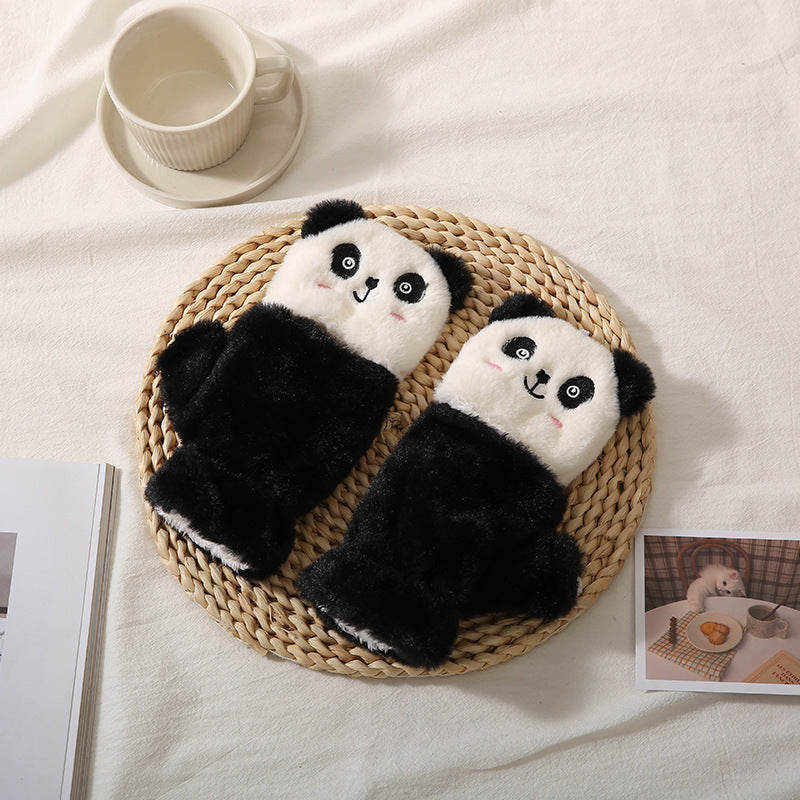 Cartoon Versatile Fleece-lined Warm Gloves