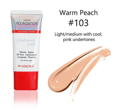 Matte Silky Tube Liquid Foundation