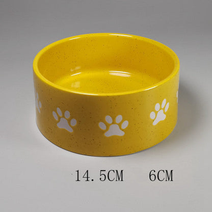 Tail Single Medium Anti-tip Neck Guard Cute Dog Bowl