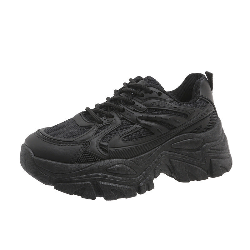 Women's Thick Bottom Breathable White Shoes