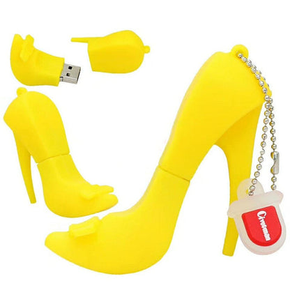 Stylish Shoe USB Drive for Women's Festivals and Weddings
